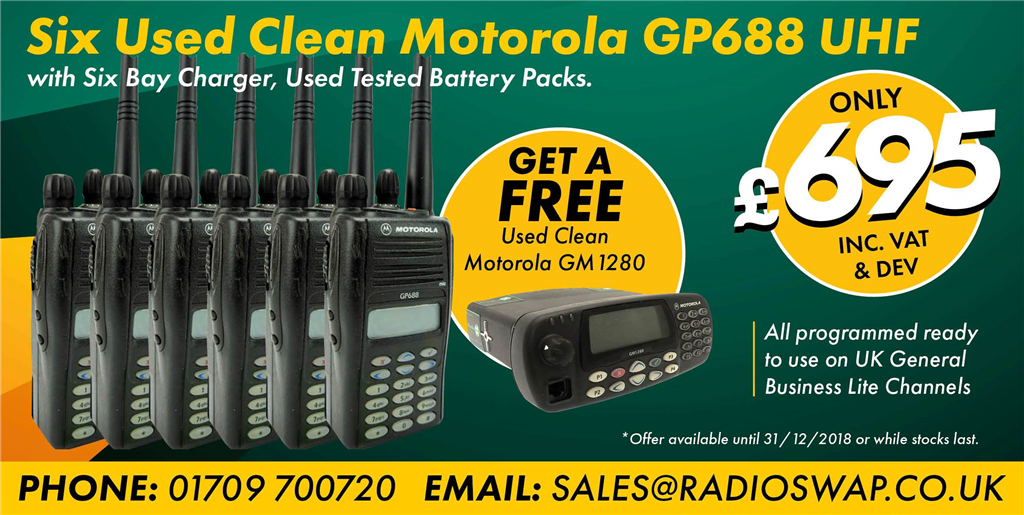 For more info please call 01709 700720 or email sales@radioswap.co.uk Gallery Image