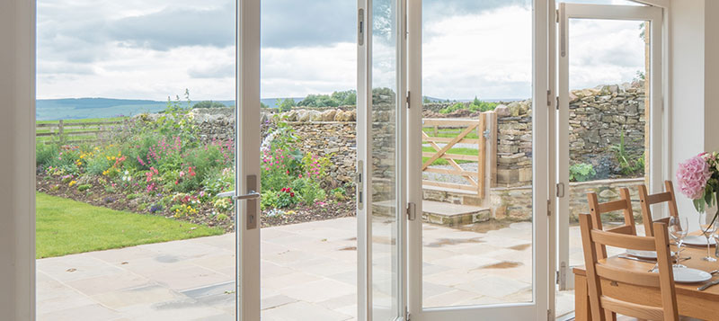 Timber bi-fold doors Gallery Image