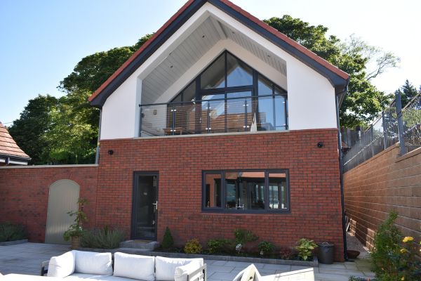 Glazed Gable Wall With Apex Windows Gallery Image