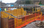 Pooley Bridge, England. 
Betts Construction formed the abutments within the cofferdams using the EFCO HAND-E-FORM system. Gallery Thumbnail