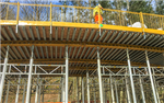 Pooley Bridge, England. 
Betts Construction use EFCO E-Z DECK Shore Towers to support the arched bridge during erection  Gallery Thumbnail